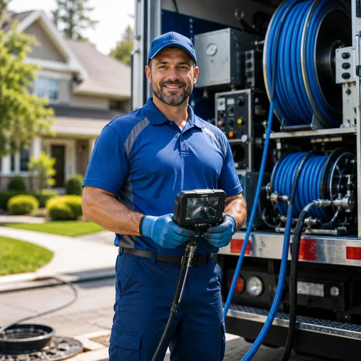 Local outdoor drain cleaning specialists in East Calais, VT